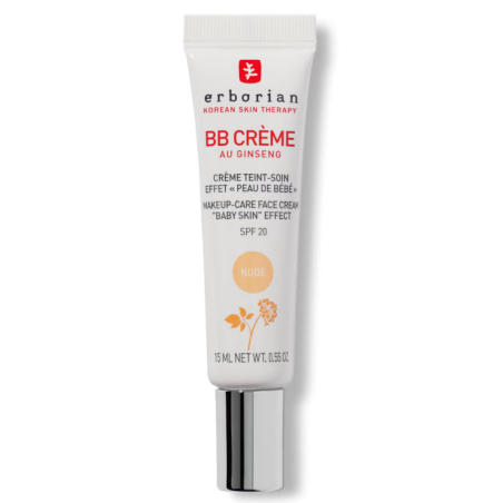 Erborian BB Cream Ginseng- Base de maquillaje hidratante SPF20 Tono...
