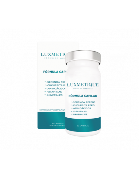 Luxmetique Fórmula Capilar 60 caps | Cabello | Farmaelglobo Luxmetique Fórmula Capilar 60 caps | Cabello | Farmaelglobo