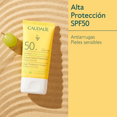 Caudalie Vinosun Protect SPF50+ Crema 50 ml | Cosmética | Farmaelglobo Caudalie Vinosun Protect SPF50+ Crema 50 ml | Cosmética | Farmaelglobo
