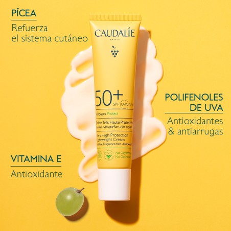 Caudalie Vinosun Protect Fluido SPF50+ 40 ml | Cosmética | Farmaelg... Caudalie Vinosun Protect Fluido SPF50+ 40 ml | Cosmética | Farmaelg...