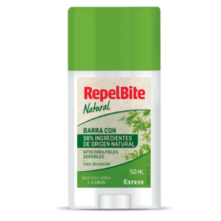 Repel Bite Natural Repelente Barra 50 ml | Marcas | Farmaelglobo