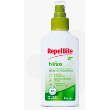 Repel Bite Niños Repelente en Spray 100 ml | Marcas | Farmaelglobo