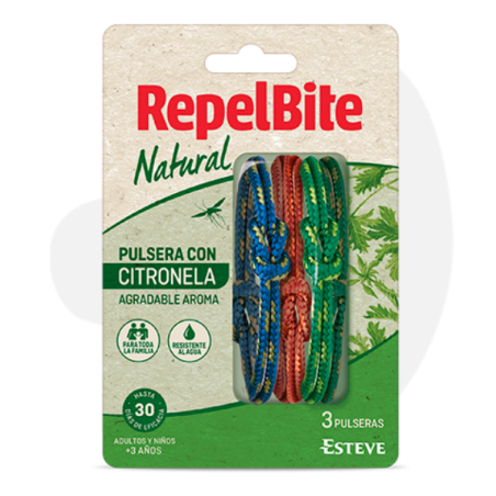 Repel Bite Natural Pulsera de cuerda con Citronela 3 Uds | Marcas |...