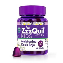 Vicks ZzzQUIL Natura KIDS Melatonina 30 Gummies | Marcas | Farmaelg...