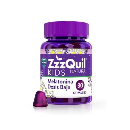 Vicks ZzzQUIL Natura KIDS Melatonina 30 Gummies | Marcas | Farmaelg...