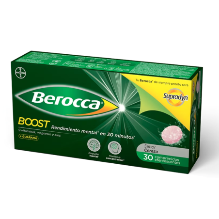 Berocca Boost Sabor Cereza 30 Comprimidos Efervescentes | Marcas | ... Berocca Boost Sabor Cereza 30 Comprimidos Efervescentes | Marcas | ...