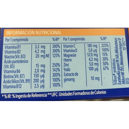 Bion3 Energy 30 Comprimidos | Marcas | Farmaelglobo