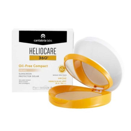 Heliocare 360 Oil Free Compact Color Pearl SPF50+ | Facial | Farmae...