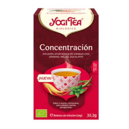 YOGI TEA CONCENTRACION 17 BOLSITAS | Marcas | Farmaelglobo