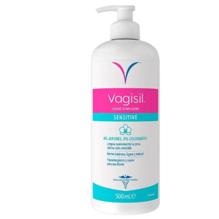 Vagisil Higiene Íntima Diaria Sensitive 500ml | Inicio | Farmaelglobo
