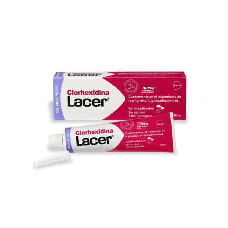 Clorhexidina Lacer Gel bioadhesivo 50 ml | Higiene bucal | Farmaelg...
