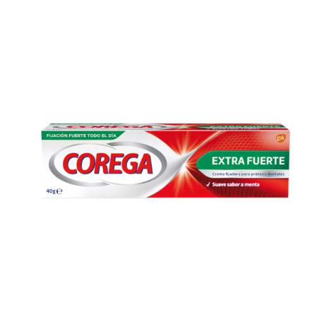 Corega Extra fuerte crema fijadora 40 g | Higiene | Farmaelglobo