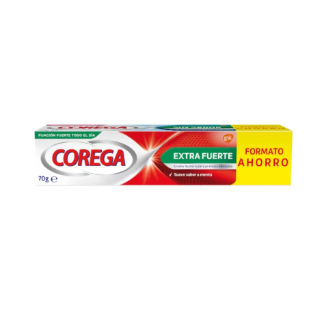 Corega Extra fuerte crema fijadora 70 g | Higiene | Farmaelglobo