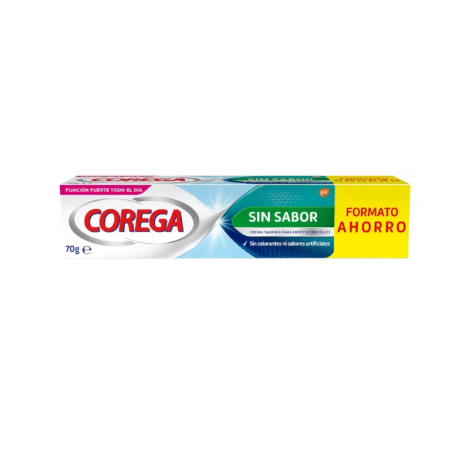 Corega Sin Sabor crema fijadora 70 g | Higiene | Farmaelglobo Corega Sin Sabor crema fijadora 70 g | Higiene | Farmaelglobo