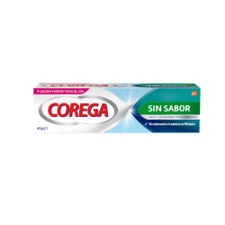 Corega Sin Sabor crema fijadora 40 g | Higiene | Farmaelglobo
