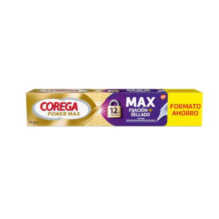 Corega Max Fijación + Sellado Crema fijadora 70 g