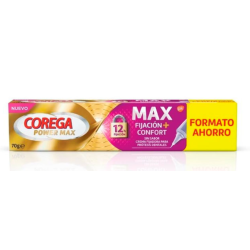 Corega Max Fijación + Confort Crema fijadora Sin sabor 70 g