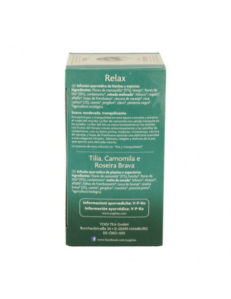 Yogi Tea Relax | Infusiones | Farmaelglobo