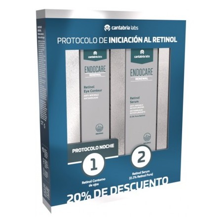 Endocare PACK Retinol Sérum 0,2% 30ml + Retinol Contorno de ojos 15ml  20% DESCUENTO