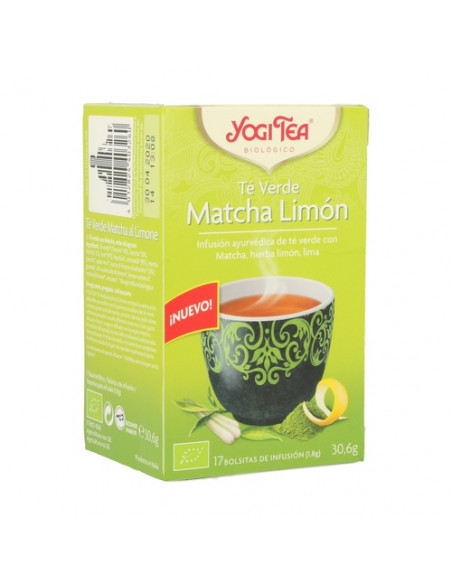 Yogi Tea Té verde Matcha Limón | Dietética y nutrición | Farmaelglobo