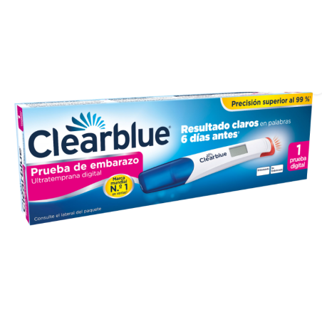Clearblue Prueba de Embarazo Ultratemprana Digital 1 Ud