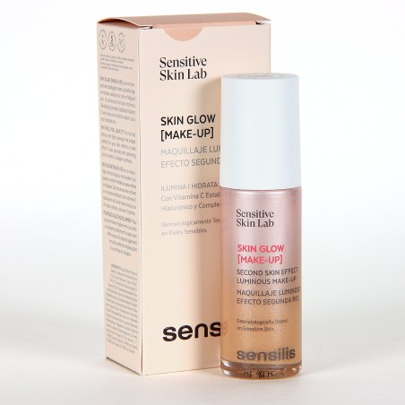 Sensilis Skin Glow Make Up 30ml Maquillaje Tono 5 Pêche Doré