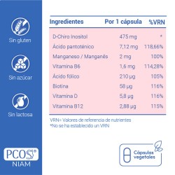PCOS Suplemento Síndrome Ovarios Poliquísticos Laboratorios NIAM | ... 2