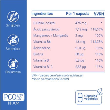 PCOS Suplemento Síndrome Ovarios Poliquísticos Laboratorios NIAM | ... PCOS Suplemento Síndrome Ovarios Poliquísticos Laboratorios NIAM | ...