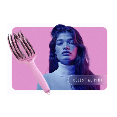 Olivia Garden Cepillo FingerBrush Colección Arctic Lights  Celestial Pink