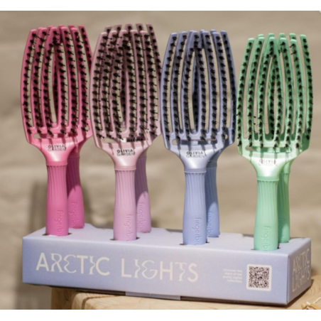 Olivia Garden Cepillo FingerBrush Colección Arctic Lights  Celestial Pink