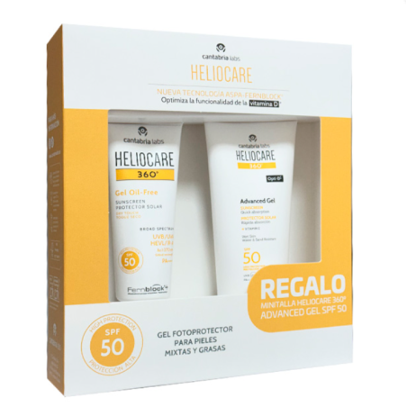 Heliocare 360 PACK Gel Oil Free + Advanced Gel REGALO