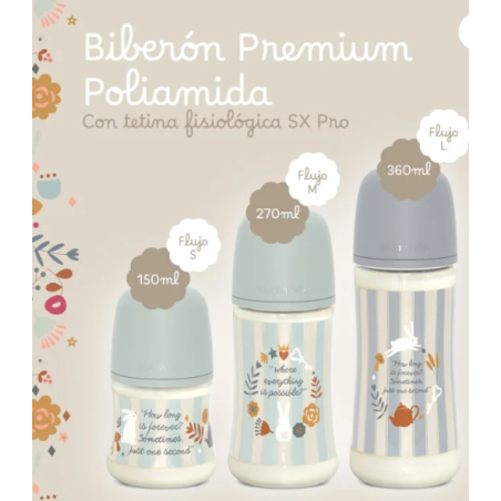 Suavinex Biberón +0m Tetina Fisiológica SX PRO "Premium bonhomía" 1...