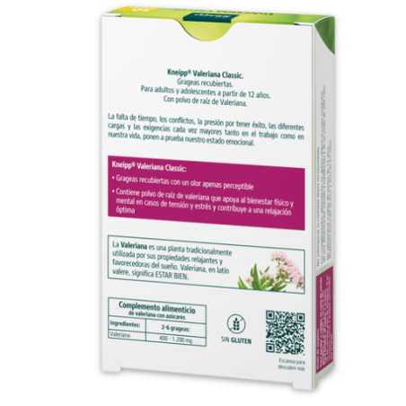 KNEIPP Valeriana Classic 90 Grageas