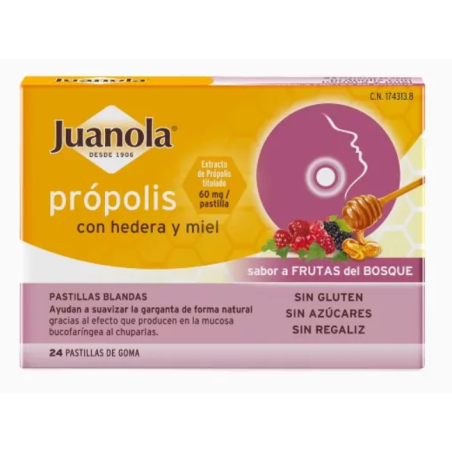 Juanola Própolis con hedera y miel 24 Pastillas blandas | Art | Far...