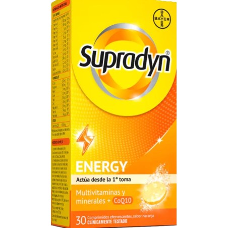 Supradyn Energy 30 Comprimidos Efervescentes