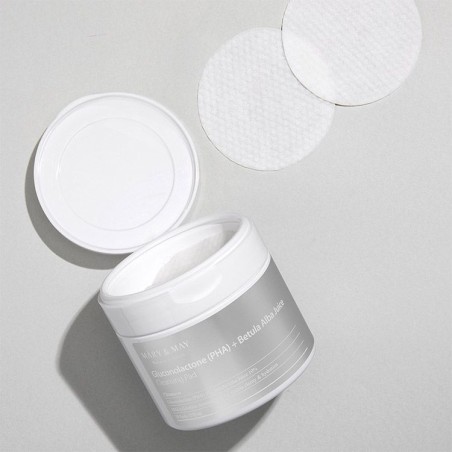 Mary&May- Discos de Gluconolactona (PHA) + Salvia de Abedul 30 uds