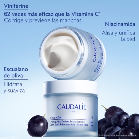 Caudalie Vinoperfect RECARGA Crema Resplandor Antimanchas 50 ml