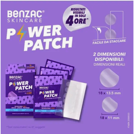 Benzacare Power Patch 36 Unidades