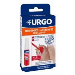 URGO Filmogel Antihongos Treat & Color 4 ml ROJO