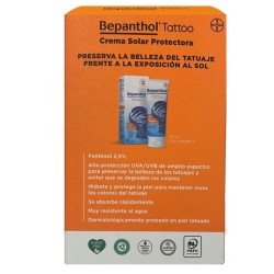 Bepanthol Tattoo Crema Solar Protectora 50 ml DUPLO 50% 2ª Ud 2