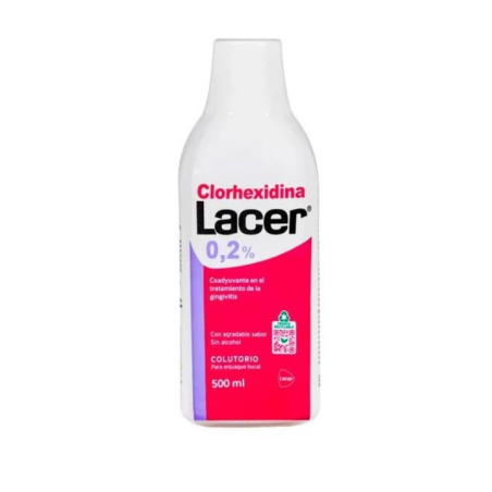 Clorhexidina Lacer 0,2% colutorio 500 ml | Higiene bucal | Farmaelg...
