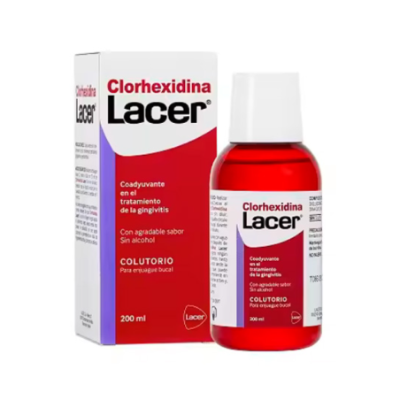 Clorhexidina Lacer colutorio 200 ml | Higiene bucal | Farmaelglobo