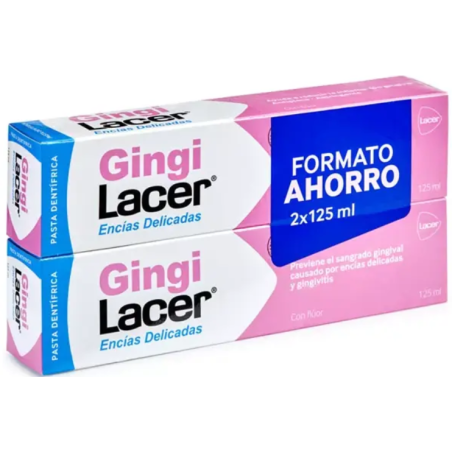 Lacer GingiLacer Pasta Dentífrica Duplo 2x125 ml