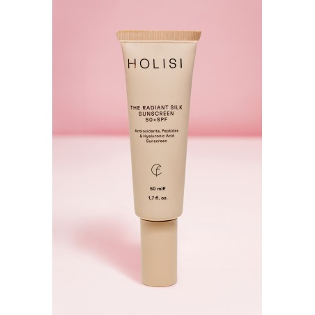 HOLISI Radiant Silk 50 spf Crema Antiedad con Protección Solar