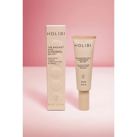 HOLISI Radiant Silk 50 spf Crema Antiedad con Protección Solar