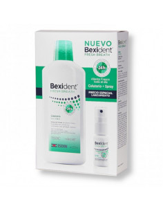 BEXIDENT Pack Ahorro Fresh Breath Colutorio + Spray | Higiene | Far...