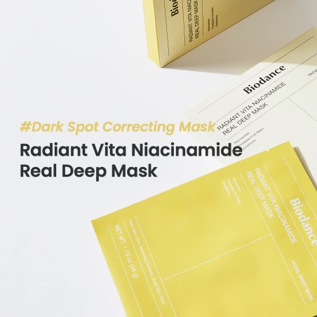 Biodance Radiant Vita Niacinamide Real deep Mascarilla