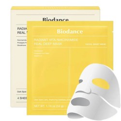 Biodance Radiant Vita Niacinamide Real deep Mascarilla 2