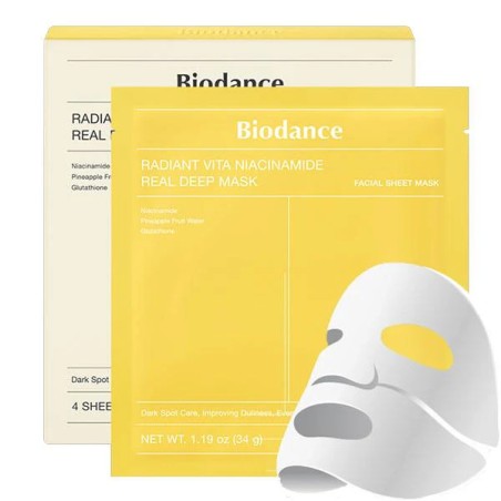 Biodance Radiant Vita Niacinamide Real deep Mascarilla