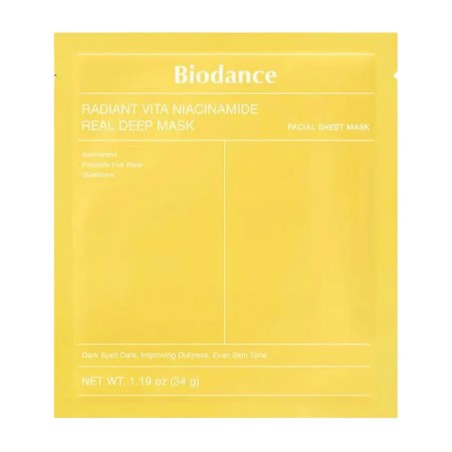Biodance Radiant Vita Niacinamide Real deep Mascarilla